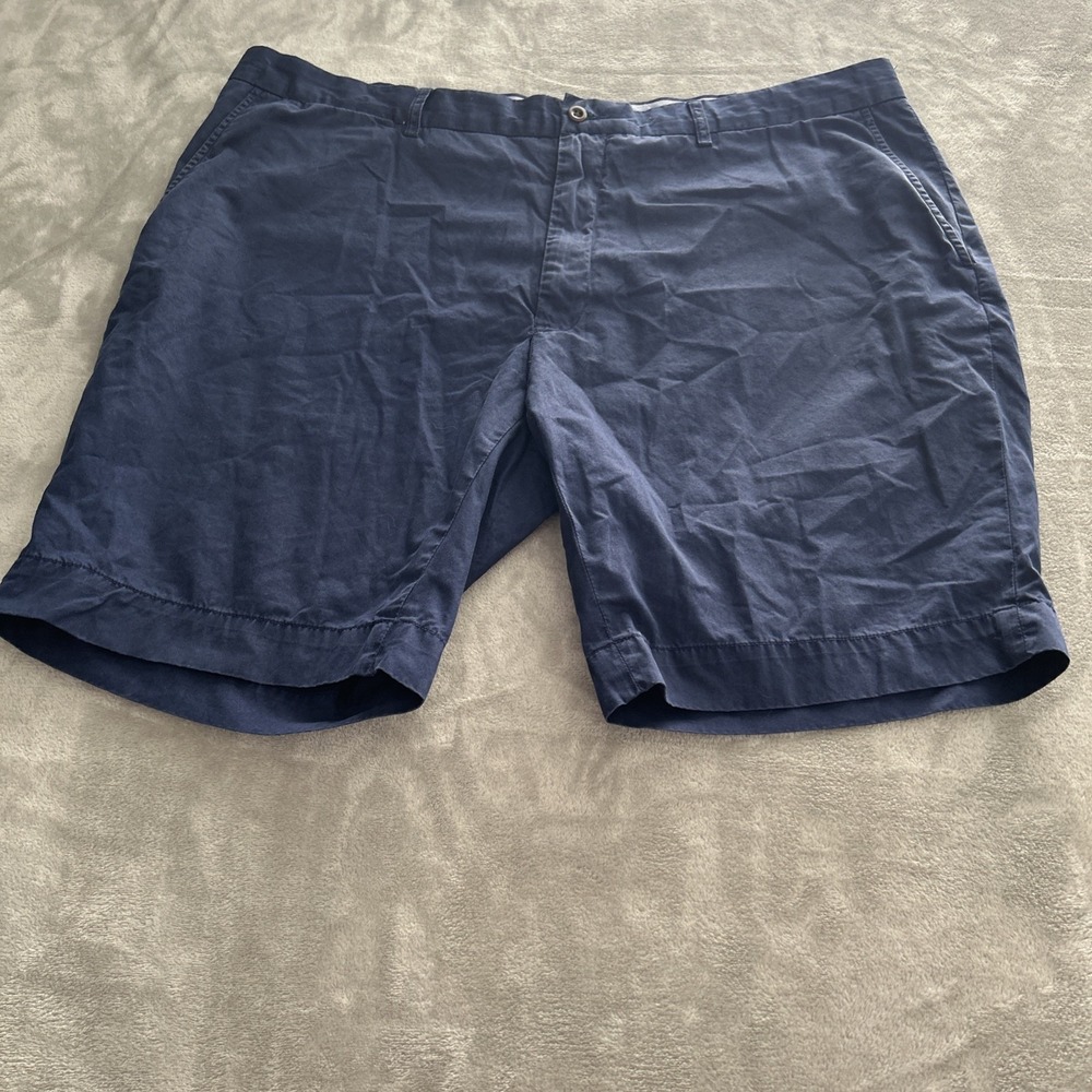 Polo Ralph Lauren Shorts Mens 42 Navy Blue Classic Fit Chino Casual Golf